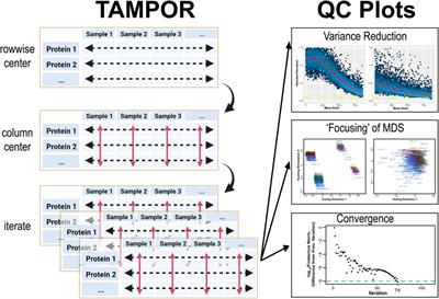 Batch correction and harmonization of –Omics datasets with a tunable median polish of ratio